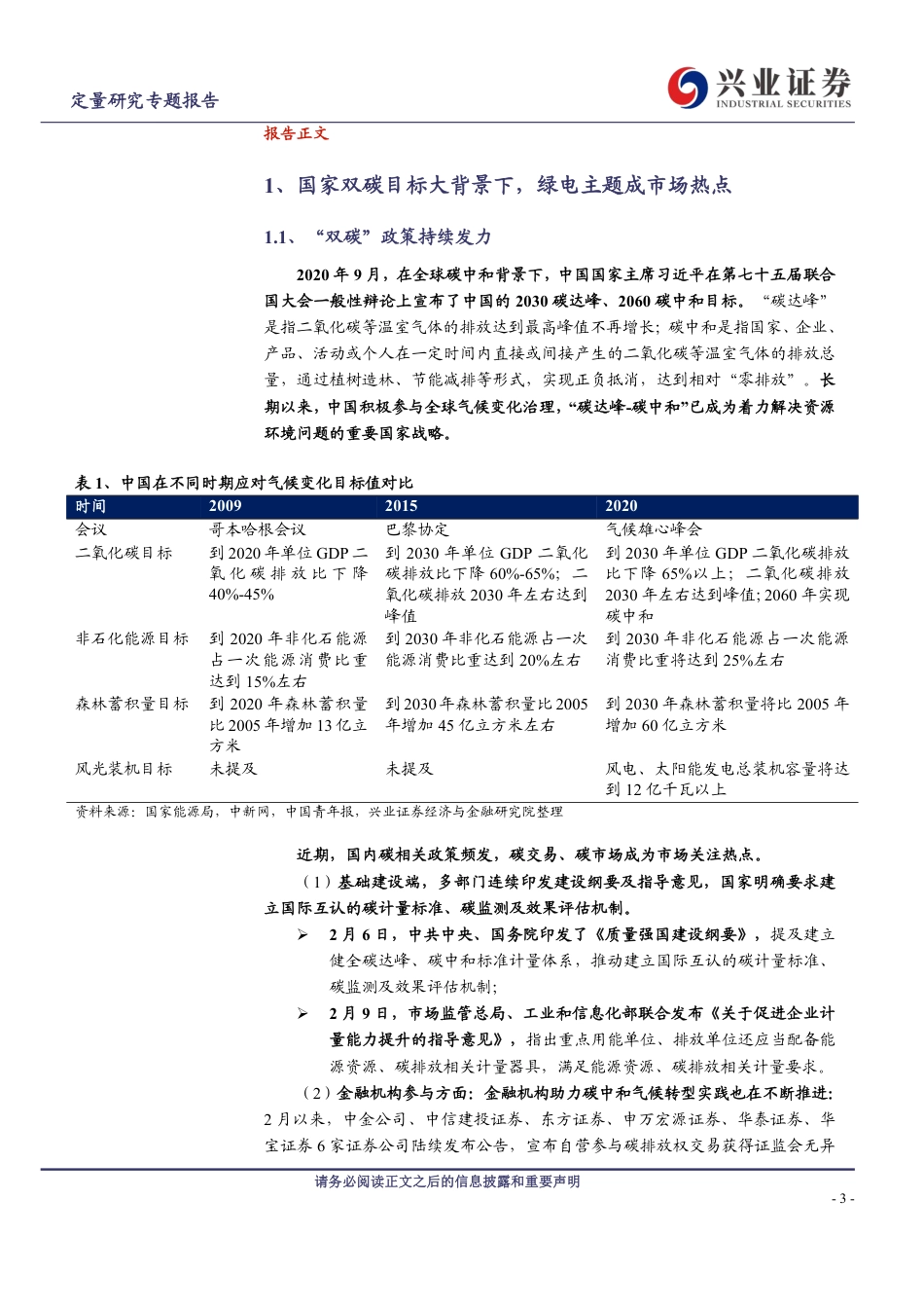 【研报】“双碳”政策持续发力，绿电主题现投资机会---兴业证券_第3页