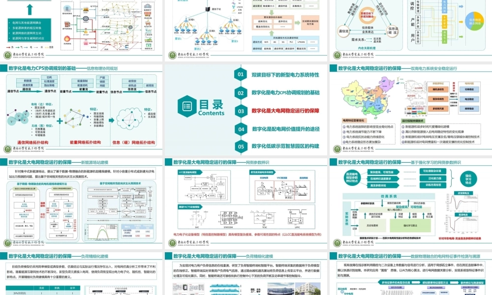 双碳目标驱动的数字化新型电力系统