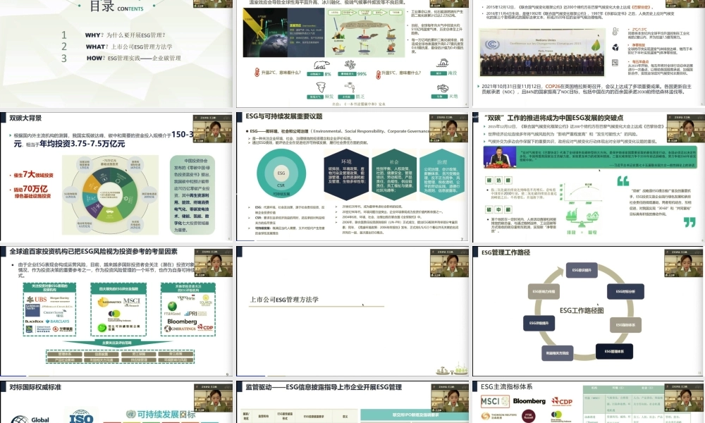 双碳背景下，上市公司如何推进ESG管理