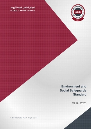 4.GCC环境与社会保障标准Environment-and-Social-Safeguards-Standard-v2
