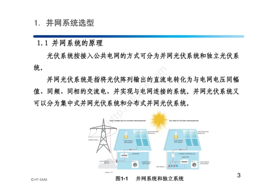 太阳能光伏发电部件原理及系统设计培训班——并网发电系统选型、设计、成本分析_第3页