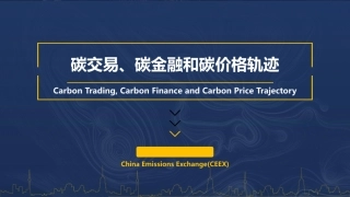广碳所碳交易、碳金融和碳价格轨迹 - CEEX