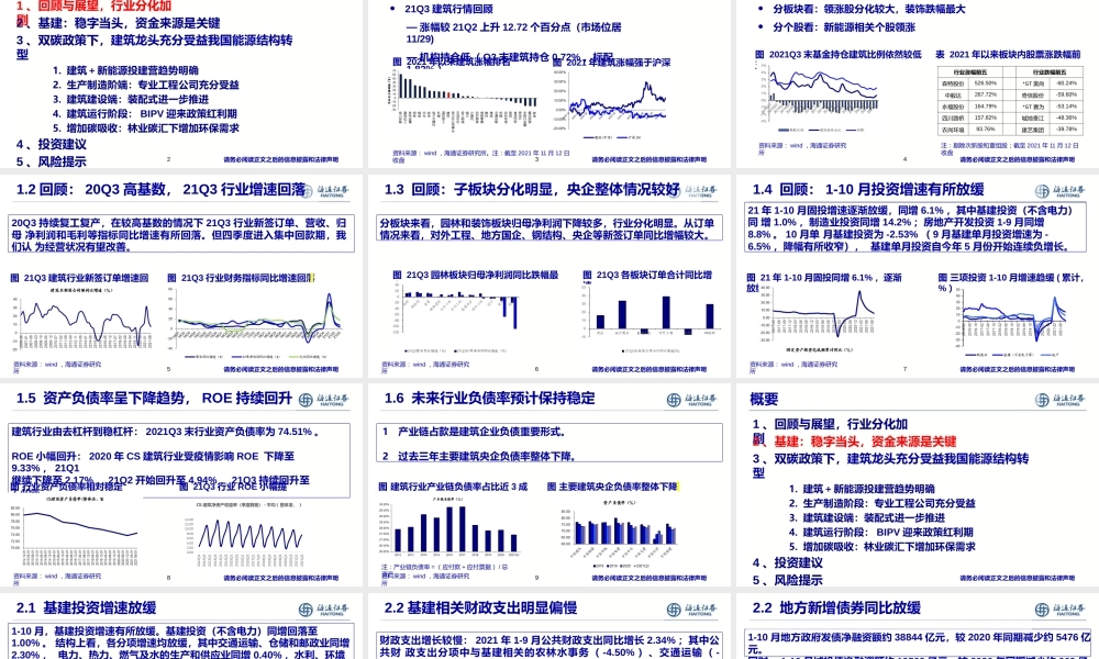 建筑行业：双碳政策正加速，建筑企业转型与改革