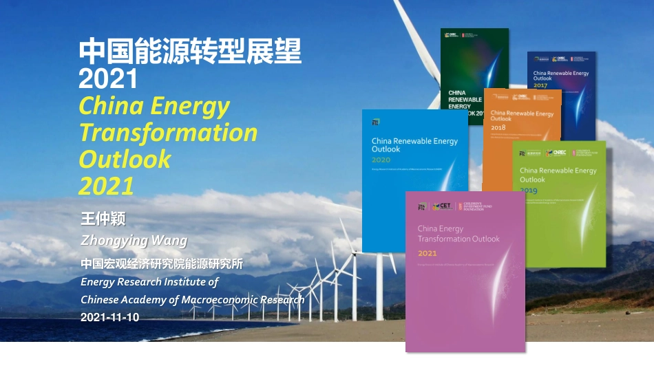 王仲颖：中国能源转型展望2021_第1页