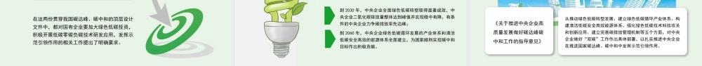 碳达峰碳中和政府与企业绿色转型方案 