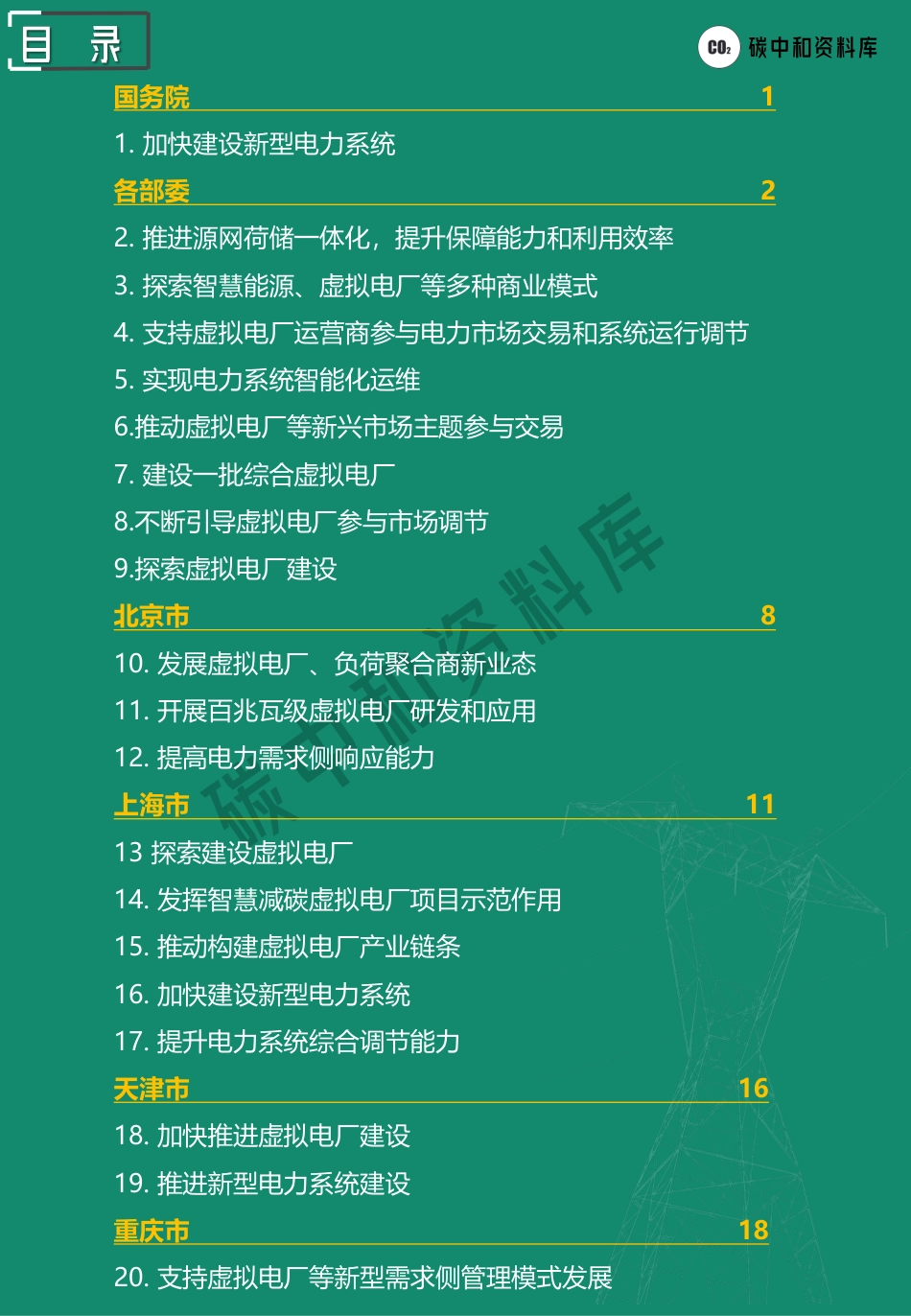 虚拟电厂政策汇总_第2页