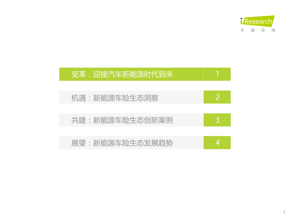 2021中国新能源车险生态共建白皮书-艾瑞咨询_第2页