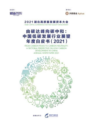 2021低碳发展行业展望白皮书