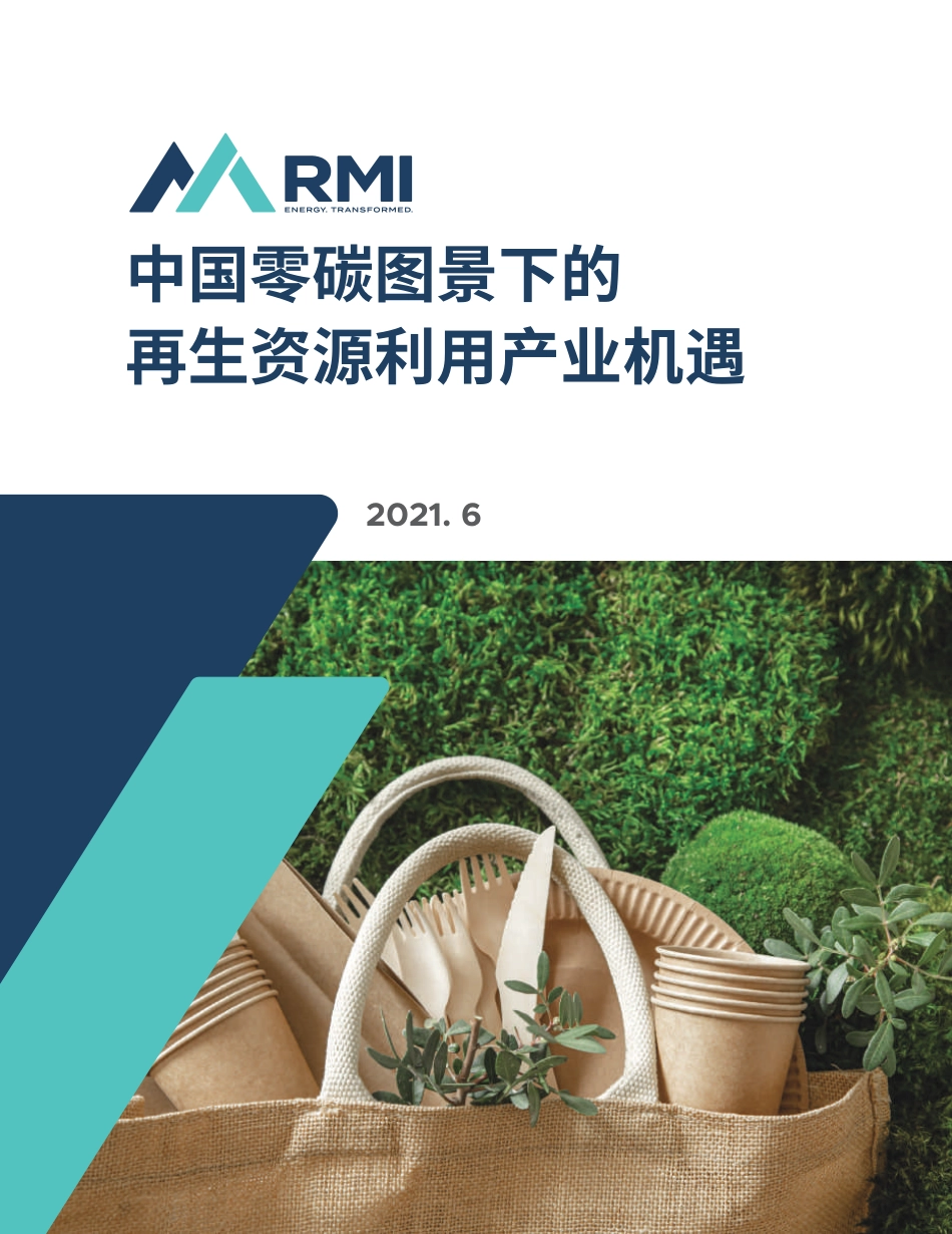 中国零碳图景下的再生资源利用产业机遇_第1页