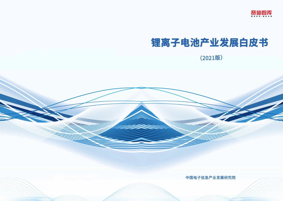 锂离子电池产业白皮书（2021版）-赛迪智库_第1页
