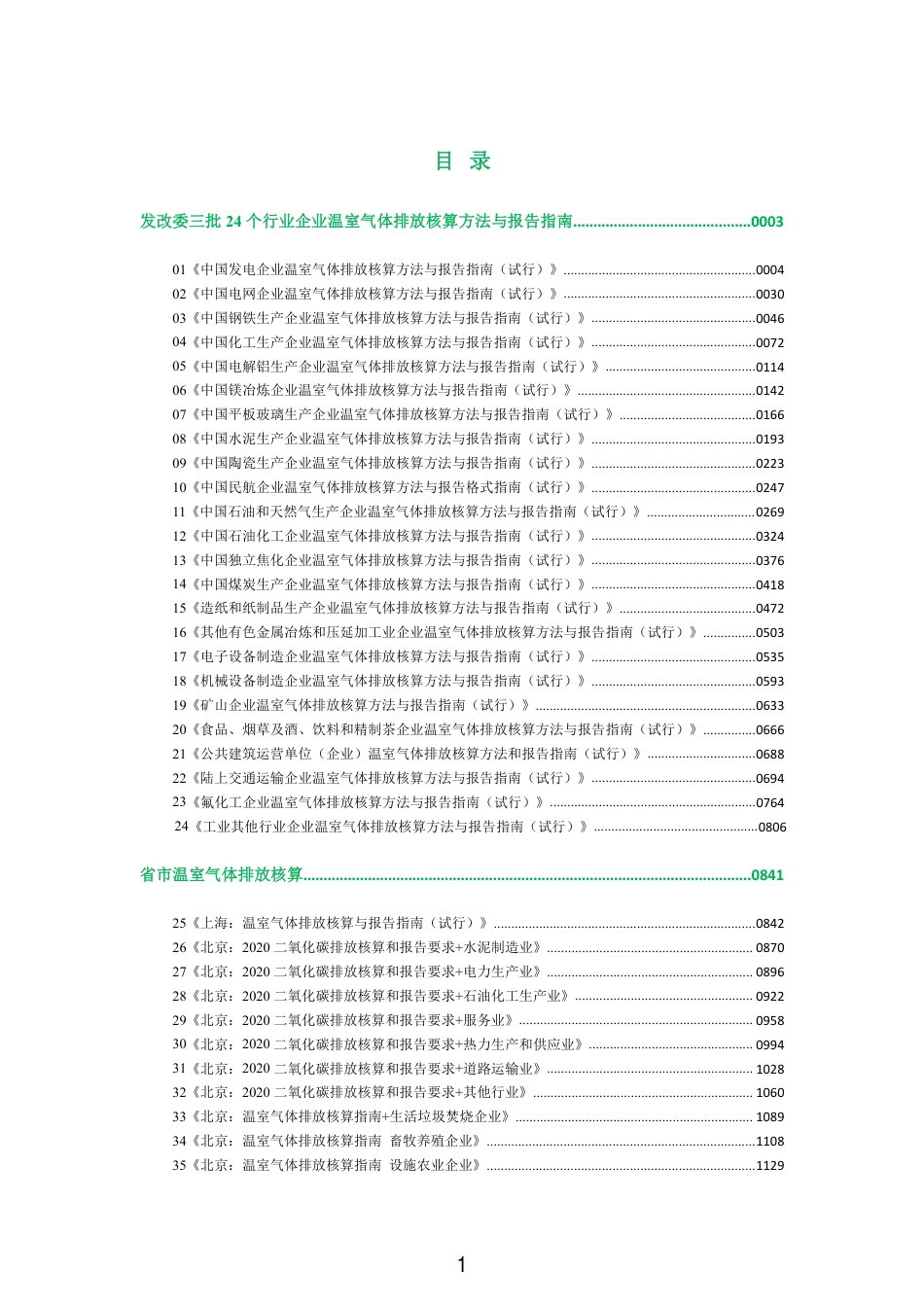 1838页！49份温室气体碳核算方法汇编：行业、省市、企业_第2页