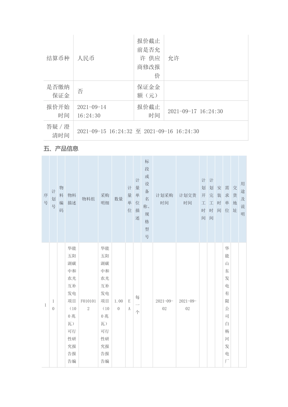 华能山东五阳湖农光互补发电项目可行性研究_第2页