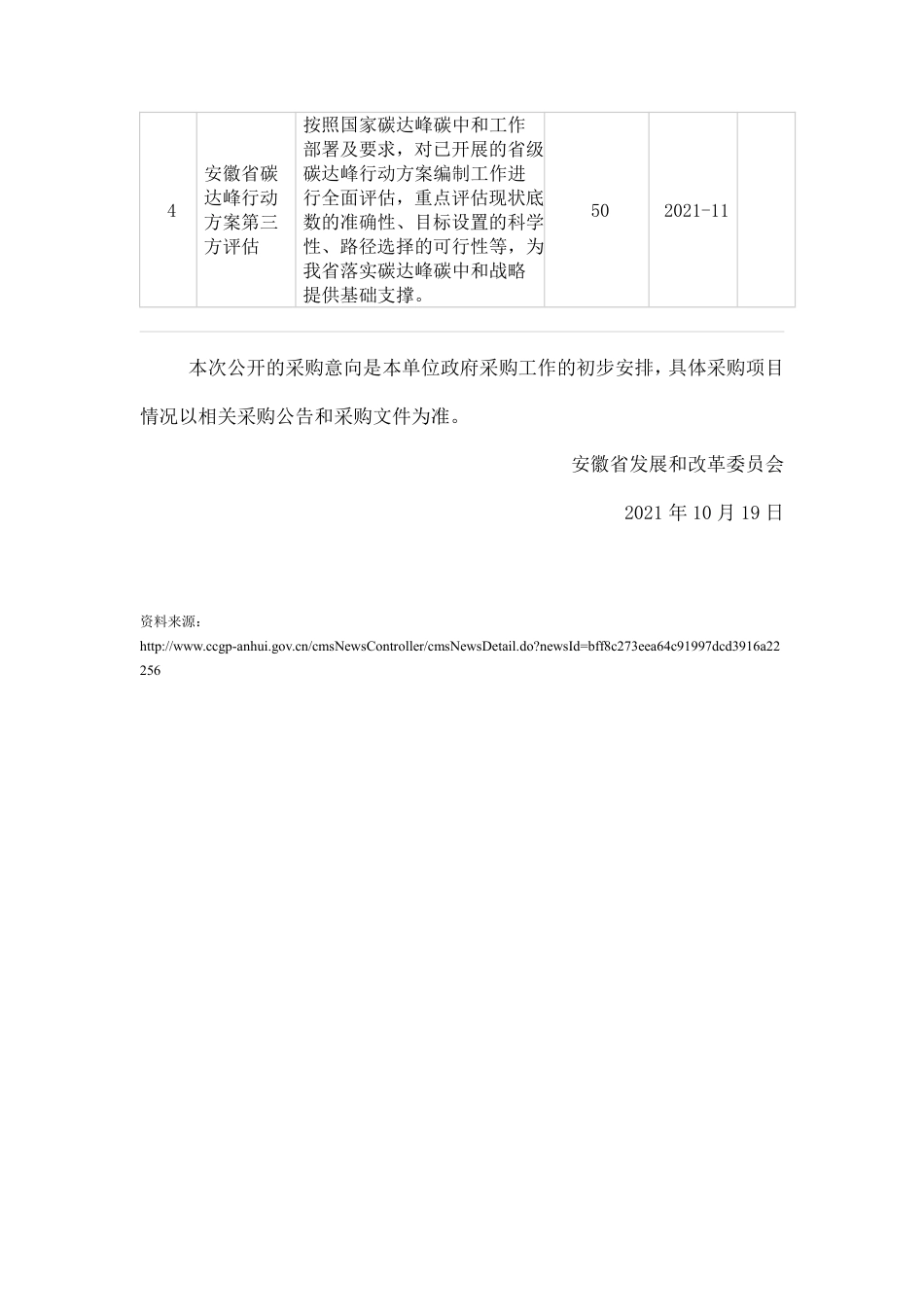 安徽发改委11月政府采购意向_第2页