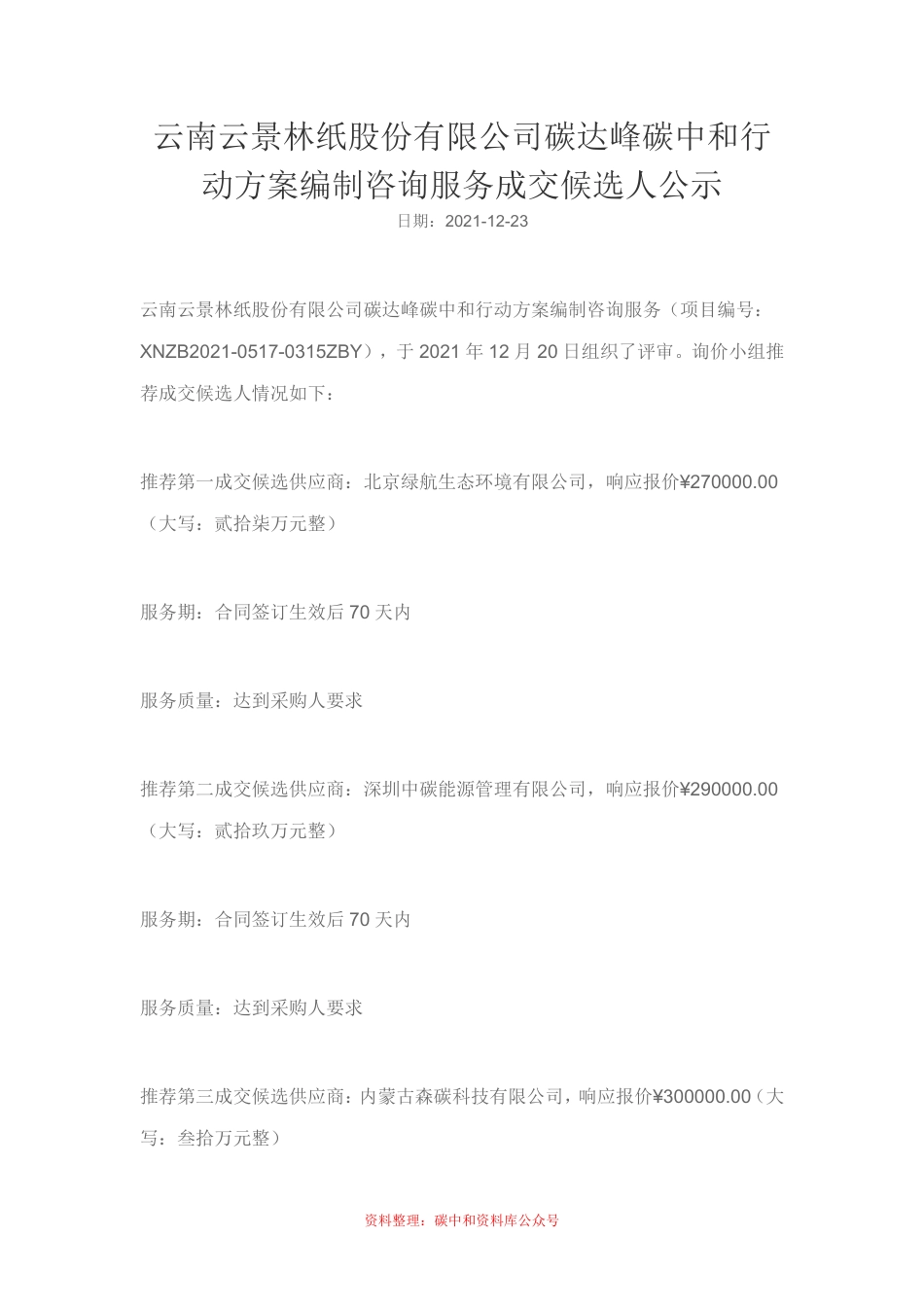 （中标）云景林纸碳达峰碳中和行动方案编制_第1页