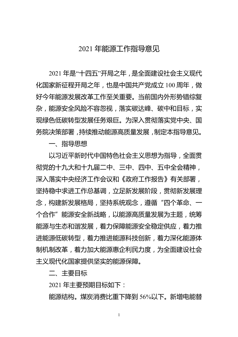 2021年能源工作指导意见_第1页