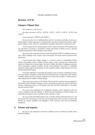 《格拉斯哥气候公约》