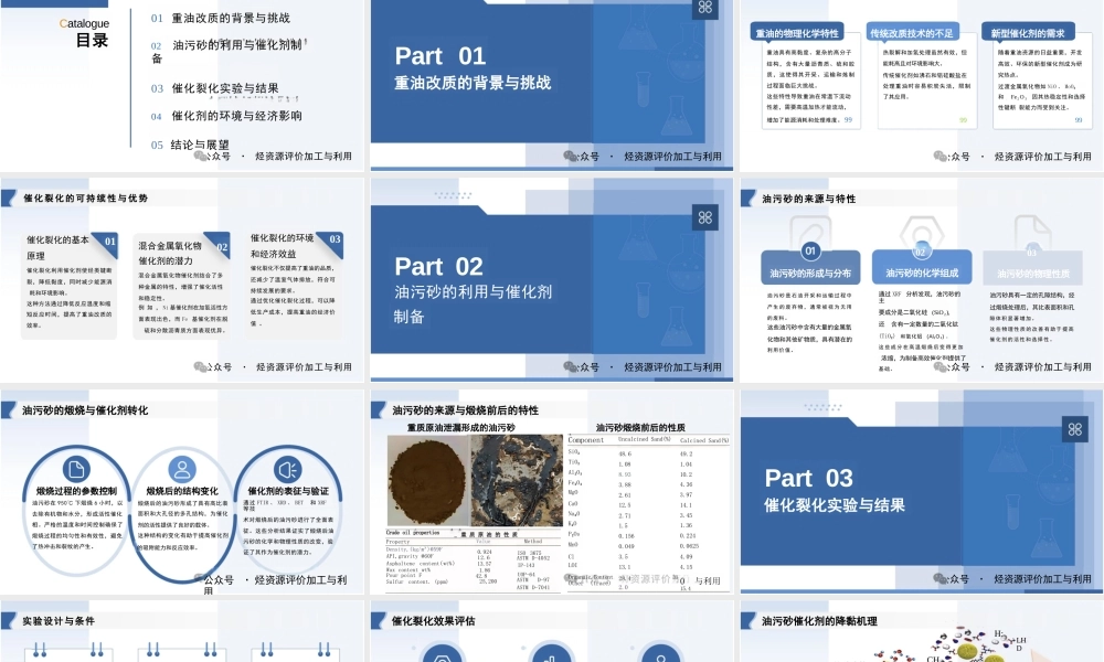 田松柏：重油催化裂化的可持续方法：油污砂中复合金属氧化物作为催化剂