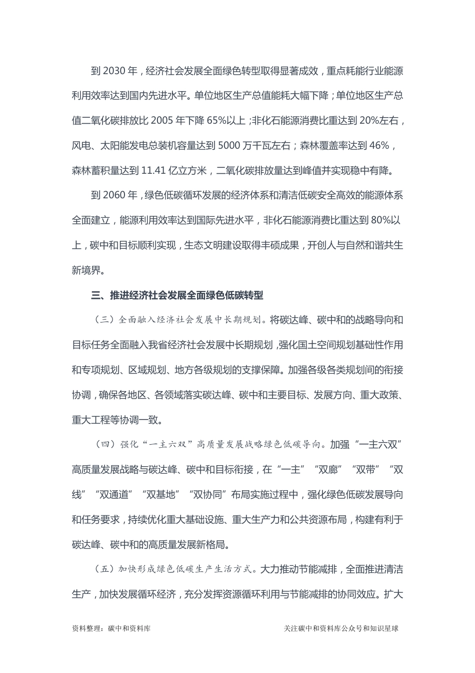 【政策】中共吉林省委 吉林省人民政府关于完整准确全面贯彻新发展理念做好碳达峰碳中和工作的实施意见_第3页