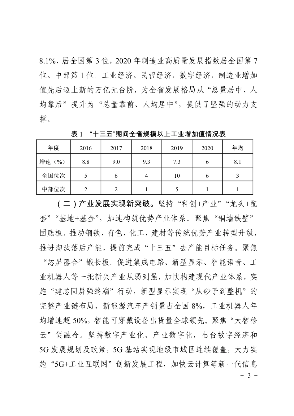 【政策】安徽省“十四五”制造业高质量发展（制造强省建设）规划_第2页