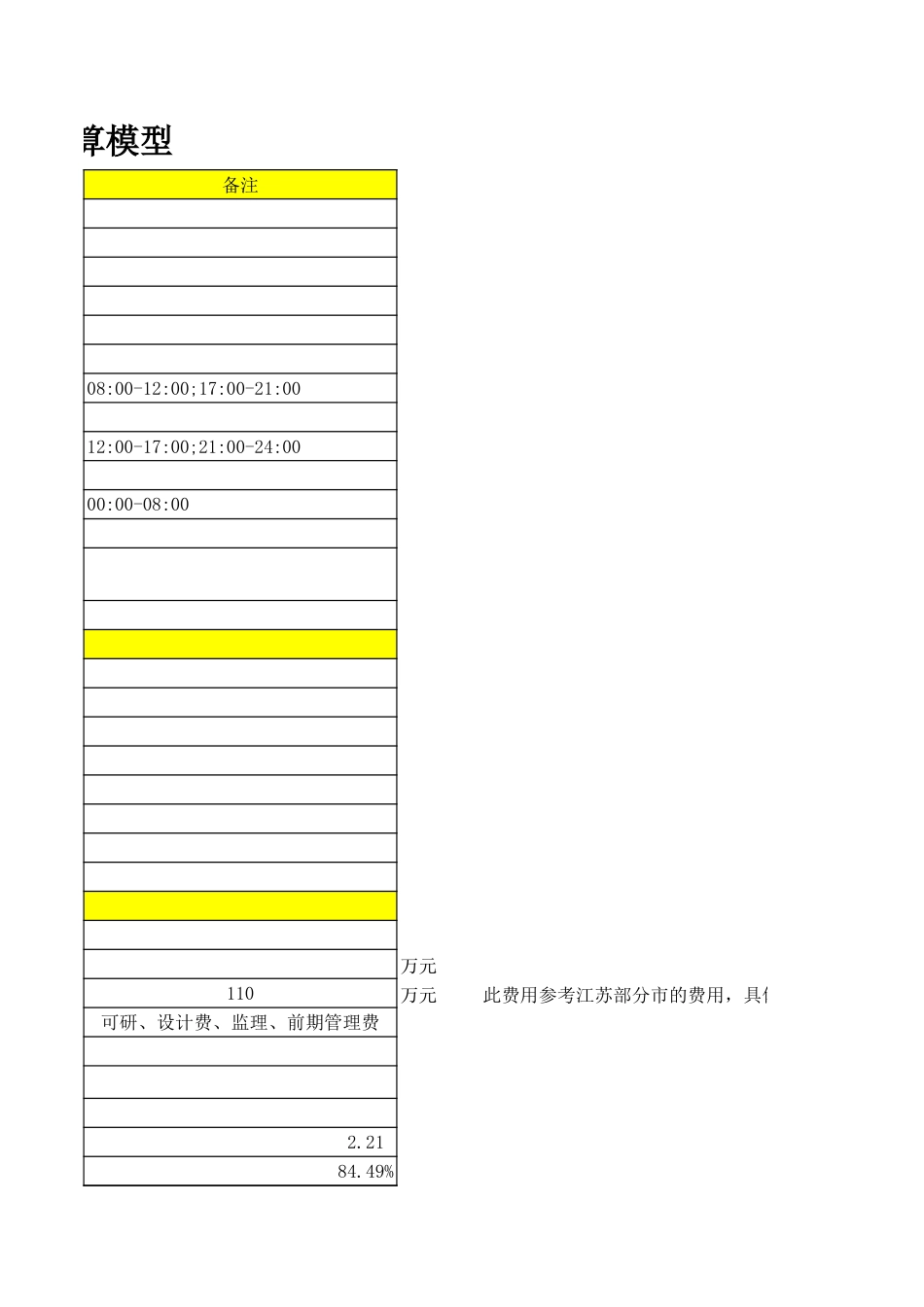 6MWH储能项目预期经济收益测算模型_第3页