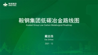 04、鞍钢集团低碳冶金路线图