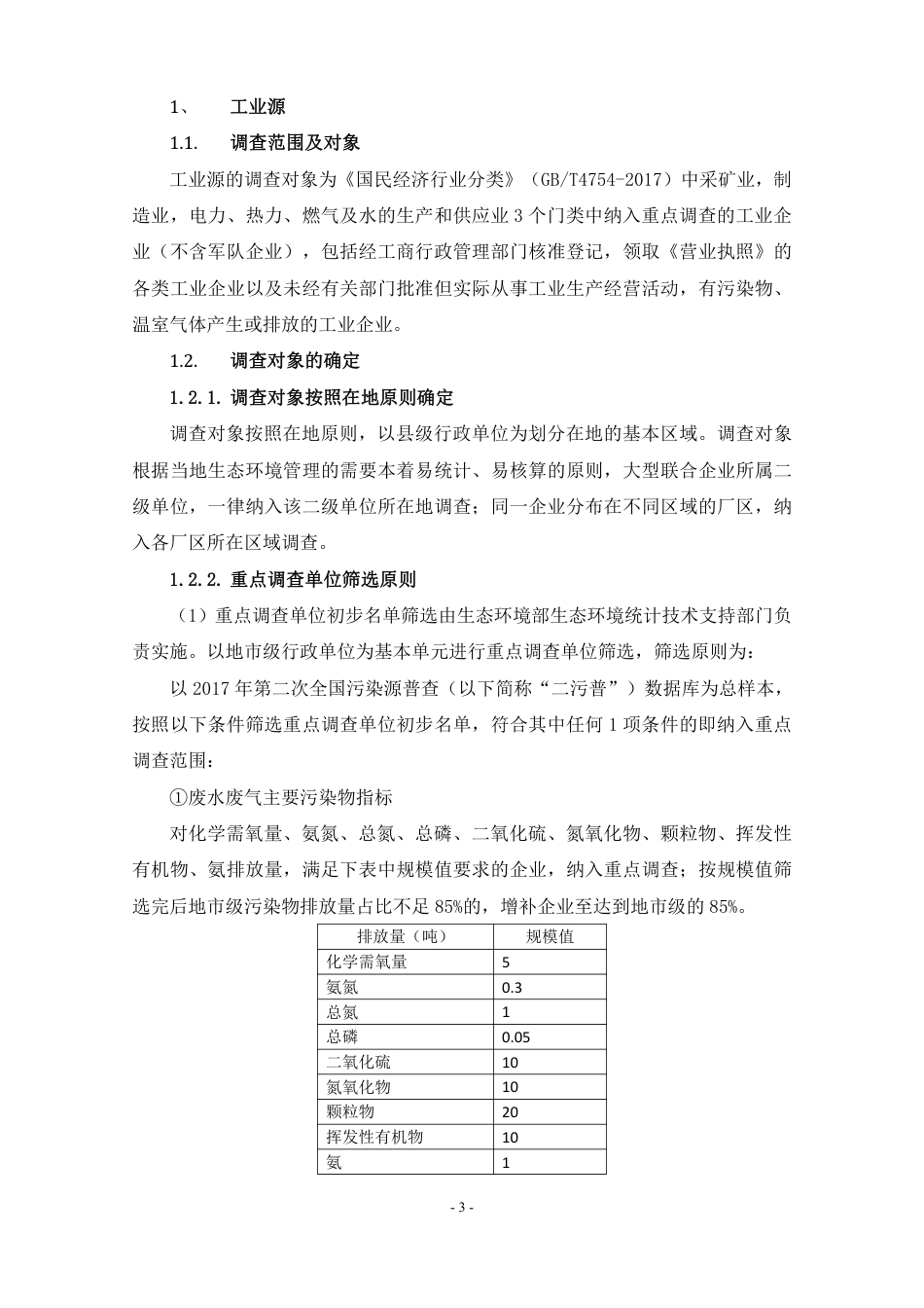 中国环境监测总站：排放源统计技术规定_第3页