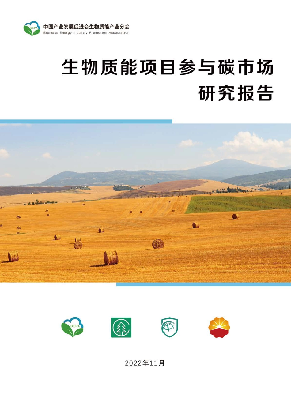 05-生物质能项目参与碳市场研究报告-中国产业发展促进会_第1页
