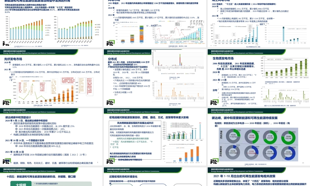 37页PPT《时璟丽：新能源发电政策和市场发展展望》