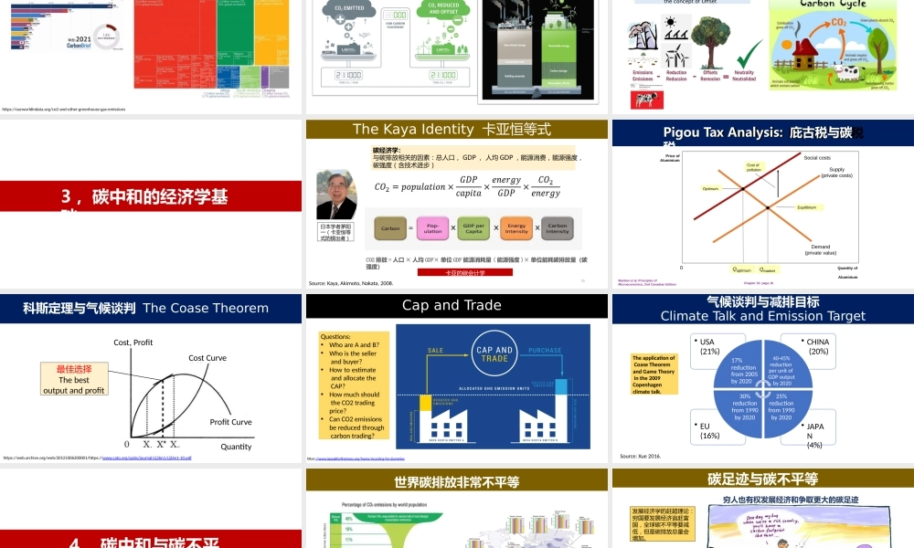 40页PPT《薛进军：气候变化治理与碳中和的国际比较》