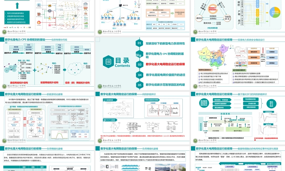 49页PPT《双碳目标驱动的数字化新型电力系统》