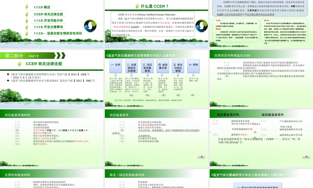 CCER开发交流课件