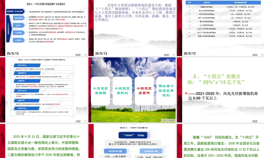 “十四五”中国新能源产业发展前瞻（姜永豪20220530）