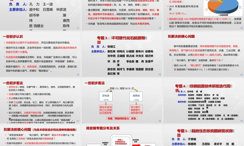 丁仲礼：中国碳中和路线框架