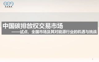 中国碳排放权交易市场