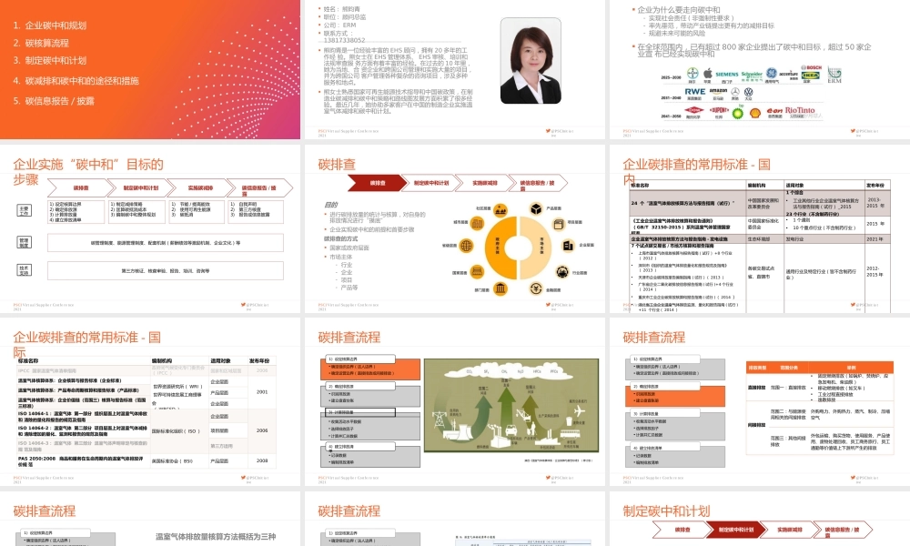 企业碳中和教程：碳中和实现路径及碳信息的披露