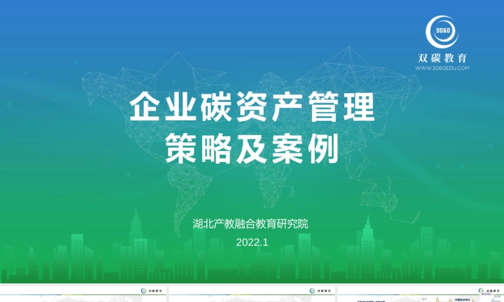 企业碳资产管理策略及案例