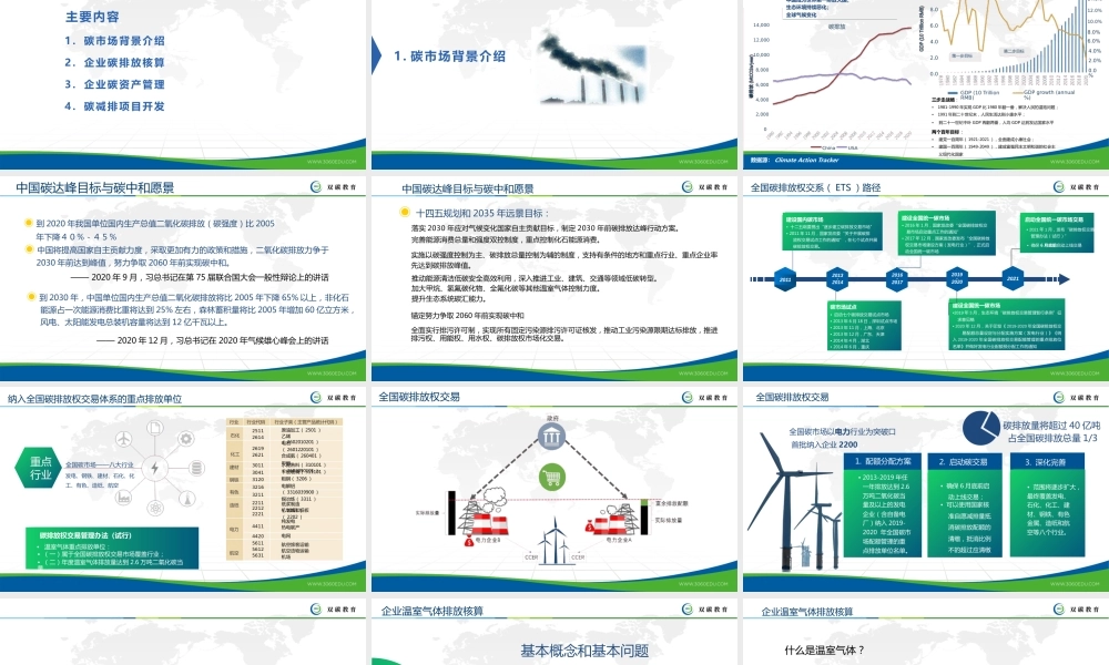 企业碳资产管理策略及案例
