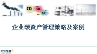 企业碳资产管理策略培训