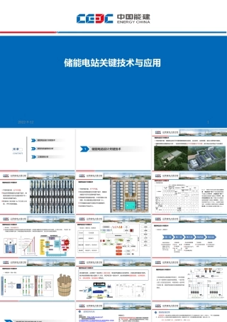 储能电站关键技术与应用