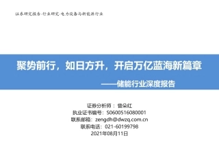 储能行业深度报告97页