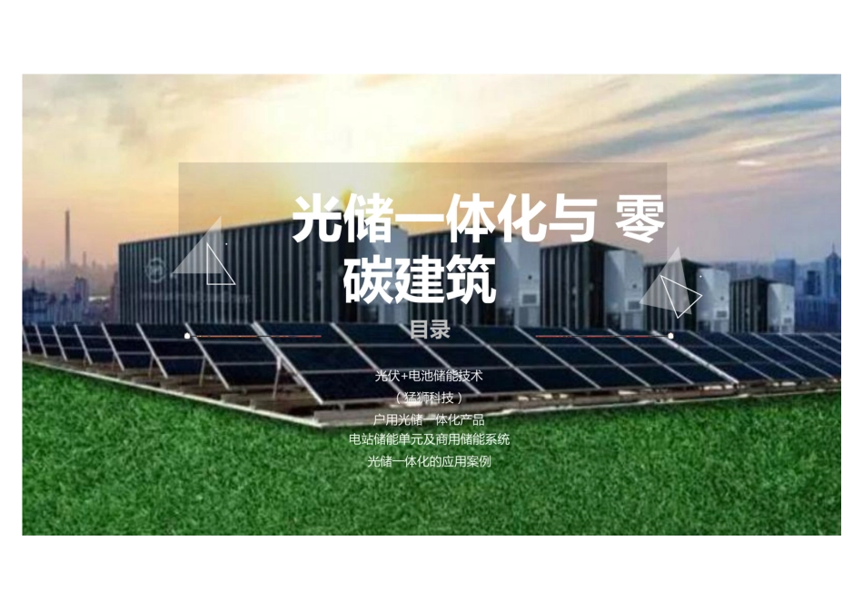 光储一体化技术及零碳建筑介绍_第3页
