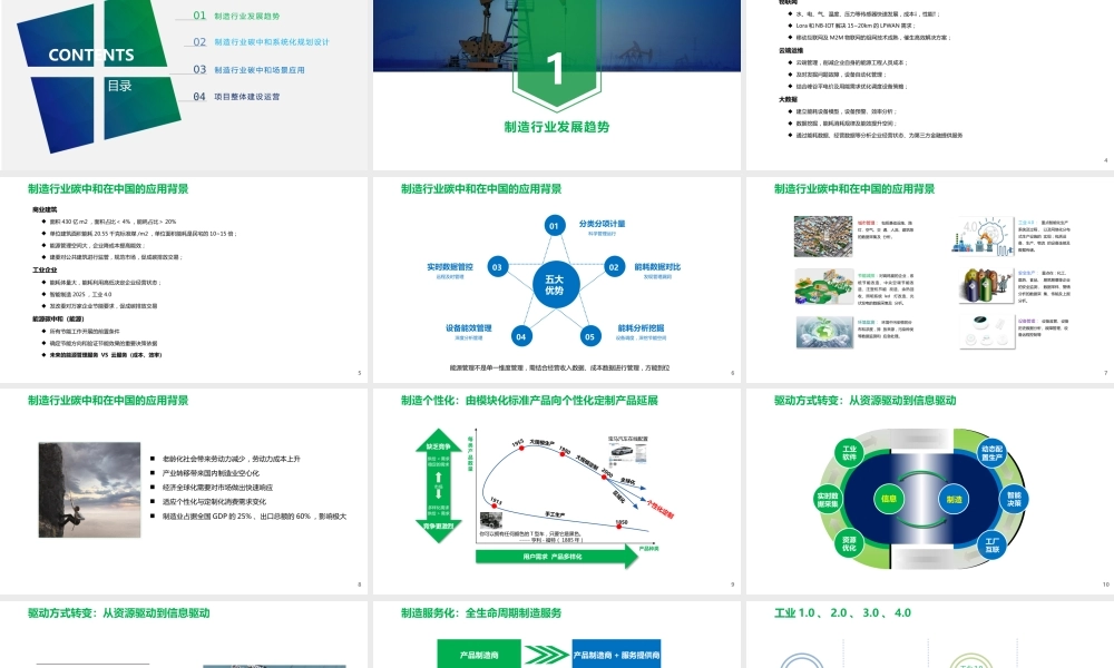 制造业碳中和解决方案