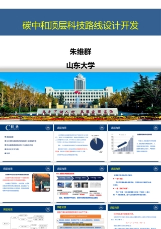 化石燃料固碳利用的能源工业路线