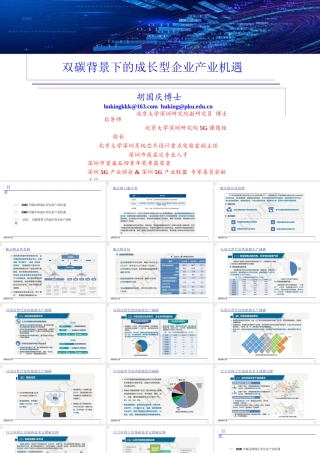 北大深圳研究院胡国庆：双碳背景下的成长型企业产业机遇