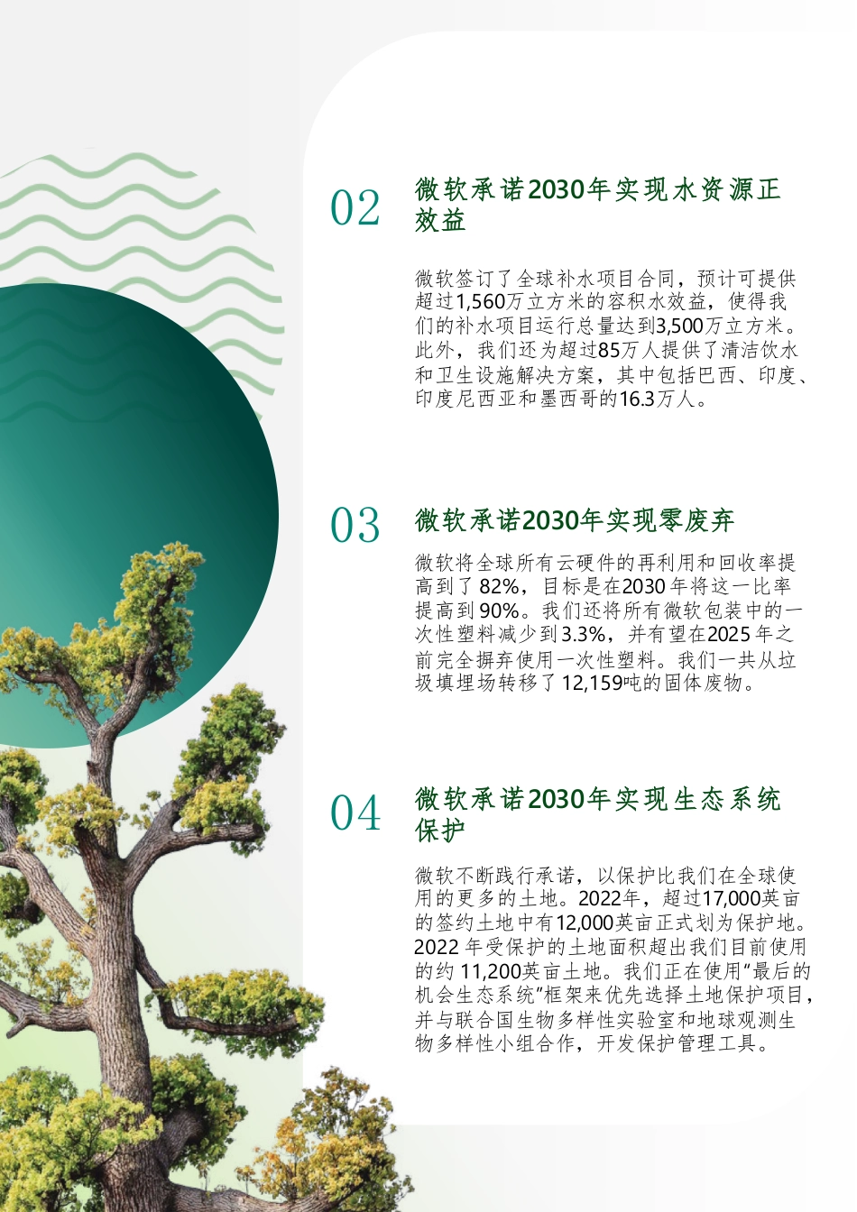 迈向2030年：微软实现环境可持续发展 - Microsoft_第3页