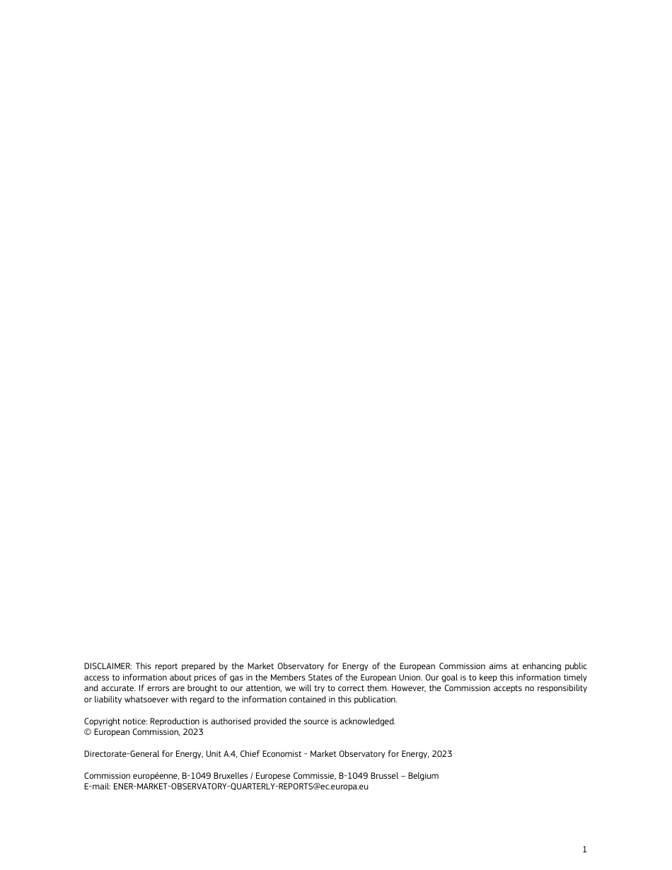 2022年第四季度欧洲天然气市场报告（英文版）-欧盟委员会_第2页
