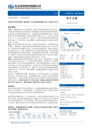 东北证券：从全球视角看整桩空间，出海大有可为