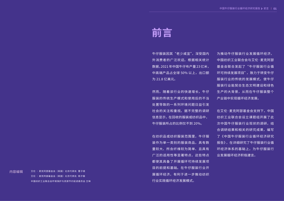 中国牛仔服装行业循环经济研究报告（精华版）--伦·麦克阿瑟基金会_第2页
