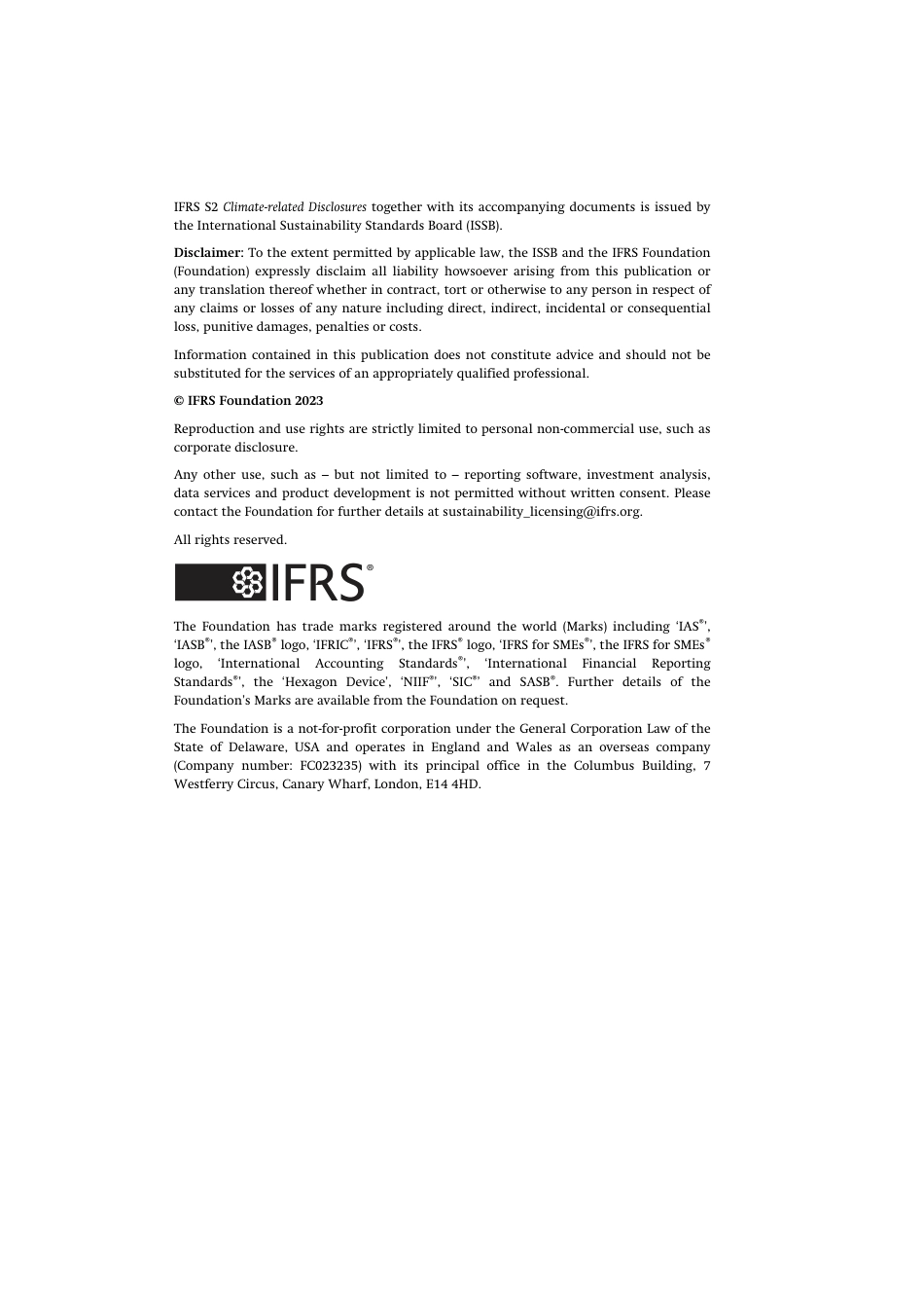 国际财务报告可持续披露准则第2号——气候相关披露（英文版） _第3页
