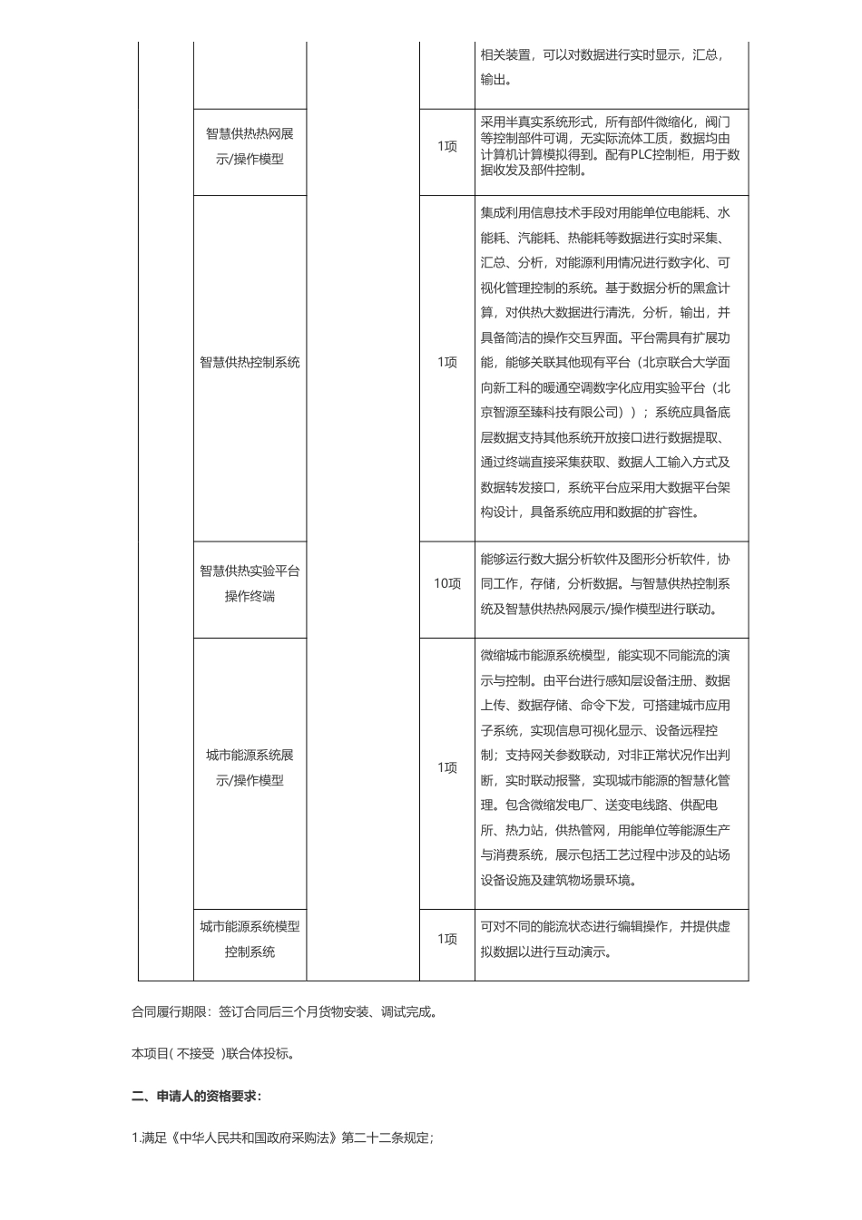 【招标】碳平台66万-北京联合大学低碳供热技术试验平台建设（二次）公开招标公告_第2页